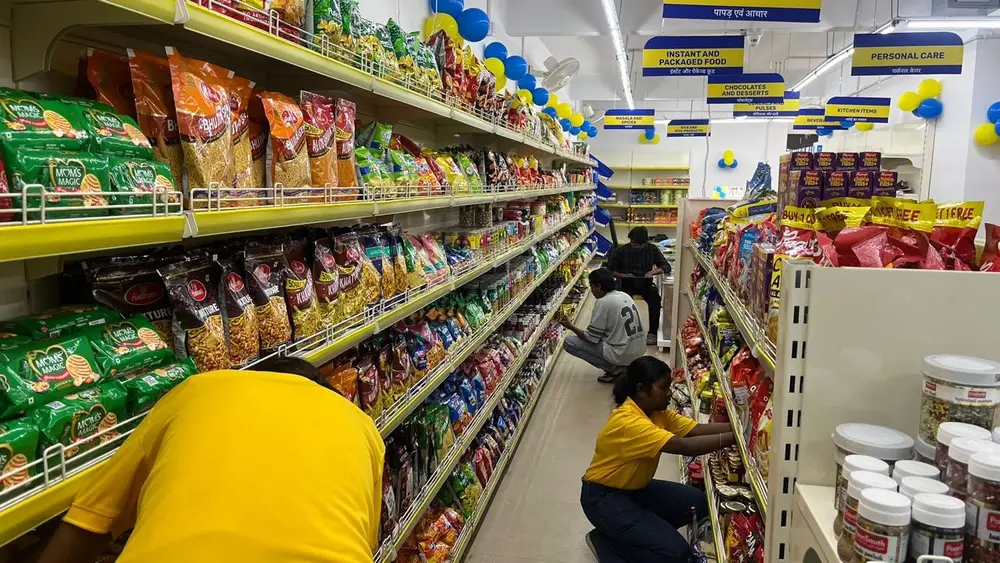 BringBasket store floor with billing counters